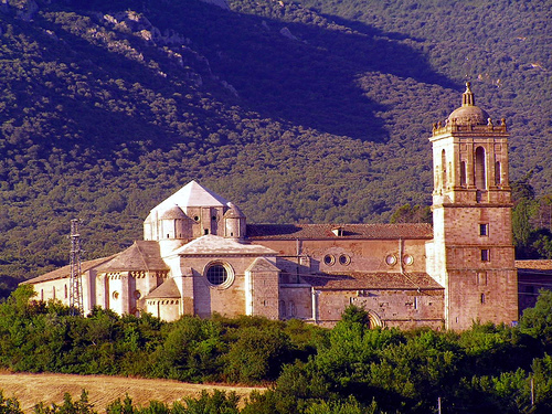 Figura 45. El monasterio de Irache (Navarra) tiene una fuente de vino.